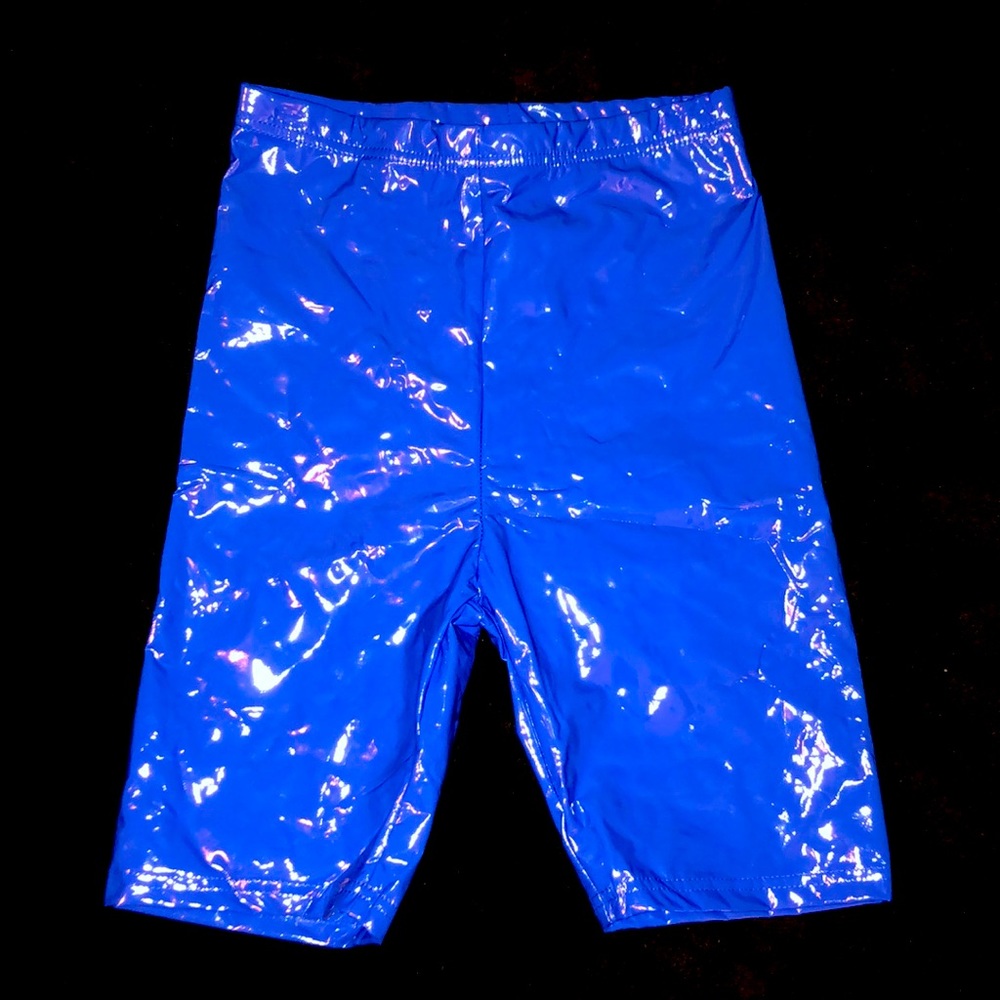 Biker Chic High-waist Shorts 💙